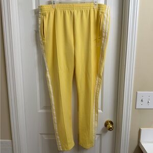 Adidas Yellow Training Pants - Men’s XL
